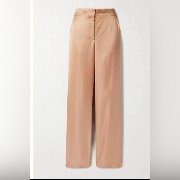 ALC FORD Satin Pants in Blush. Size 6 - Picture 1 of 8